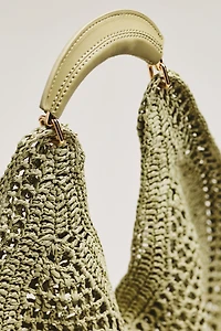 Urban Expressions Raffia Hobo Bag