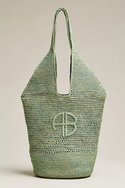 Anine Bing Leah Logo Hobo Bag