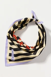 Clare V. Striped Hair Scarf