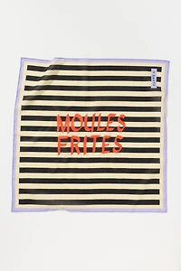 Clare V. Striped Hair Scarf