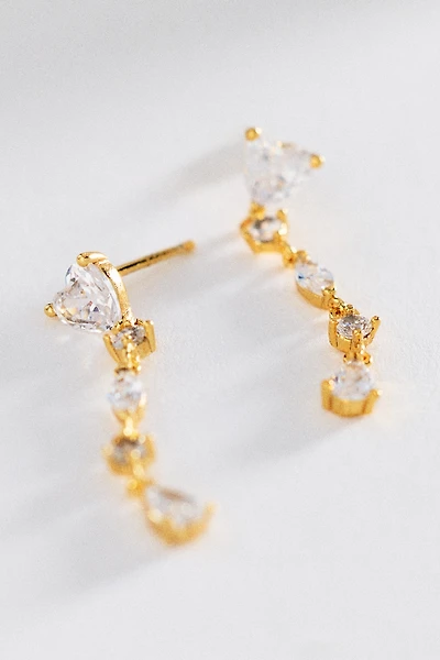 Delicate Crystal Drop Earrings