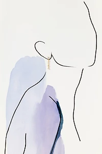 Delicate Crystal Drop Earrings