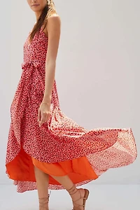 Hutch Flutter Wrap Midi Dress