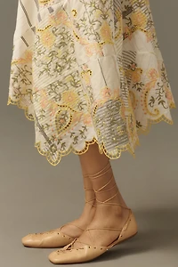 Sleeveless V-Neck Asymmetric Midi Dress