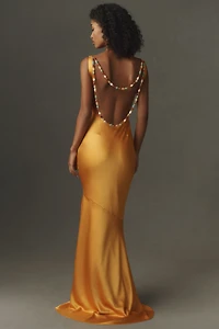Retrofete Keryn Open-Back Dress