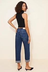 Pistola Kacey Mid-Rise Cuffed Boyfriend Jeans