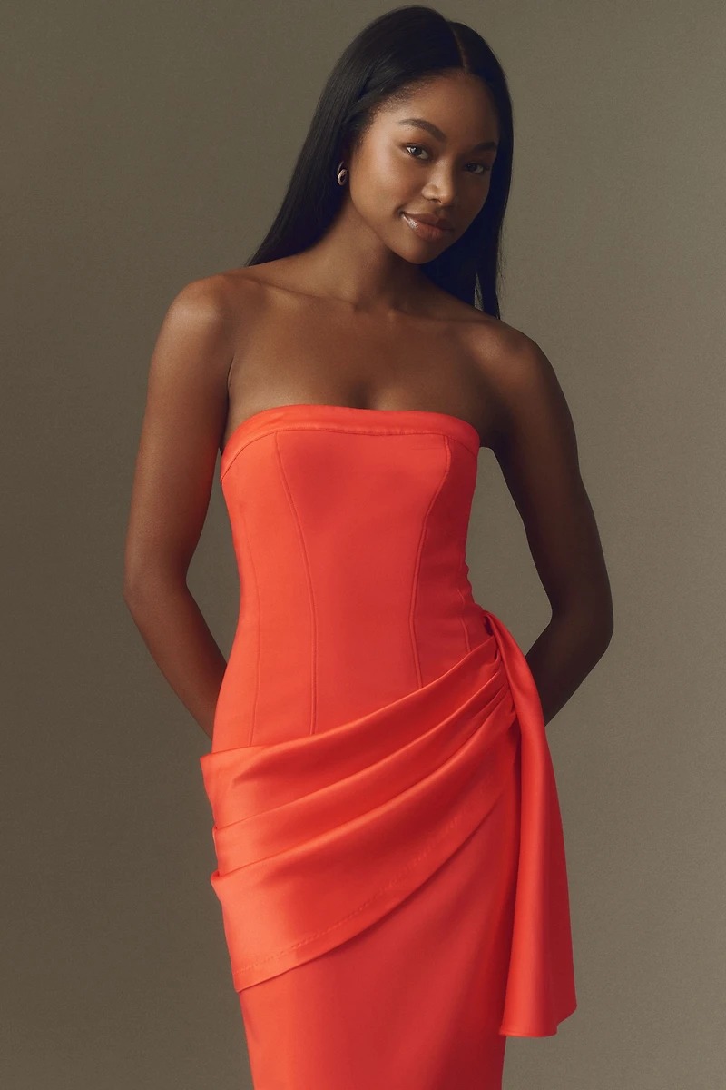 BHLDN Bustier Bombshell Maxi Dress