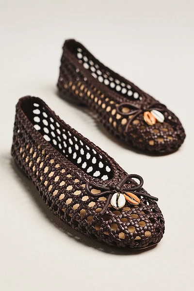 Dolce Vita Cason Charm Woven Ballet Flats