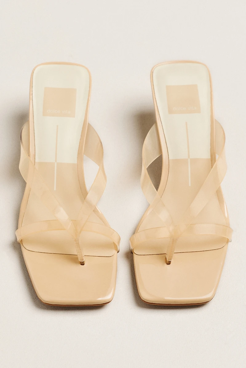 Dolce Vita Brevel Jelly Thong Heeled Sandals