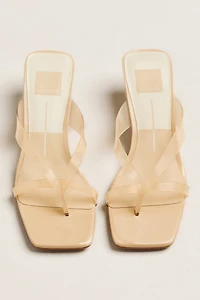 Dolce Vita Brevel Jelly Thong Heeled Sandals