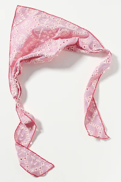 By Anthropologie Floral Eyelet Hair Scarf