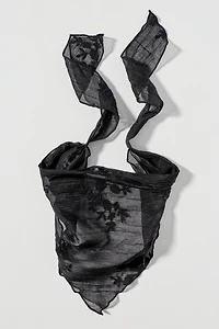 By Anthropologie Sheer Floral Hair Scarf