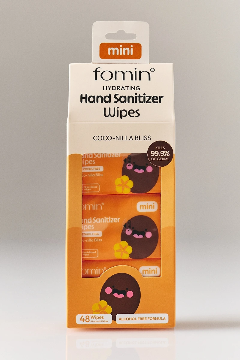 Fomin Hand Sanitizer Wipes, Set of 6