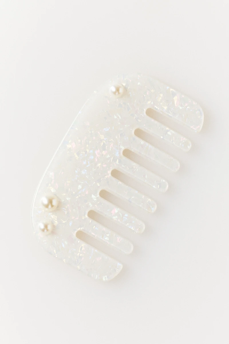 Pearl Hair Comb