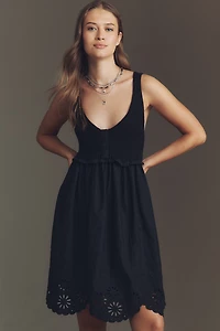 Sleeveless Sweater Mini Dress