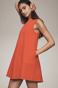 Crew Neck Swing Dress