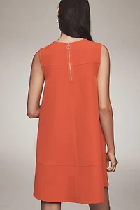Crew Neck Swing Dress