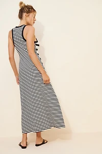 Daily Practice by Anthropologie Mixed Print Knit Midi Dress