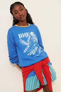 FARM Rio Graphic Long Sweatshirt
