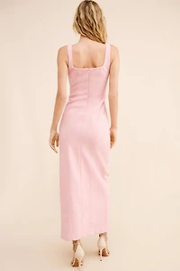 MISHA Franka Bonded Crepe Gown