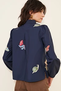 Ciebon Emmy Embroidered Parkscape Top