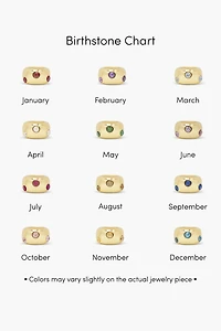 Brook & York Custom Birthstone Bead Necklace
