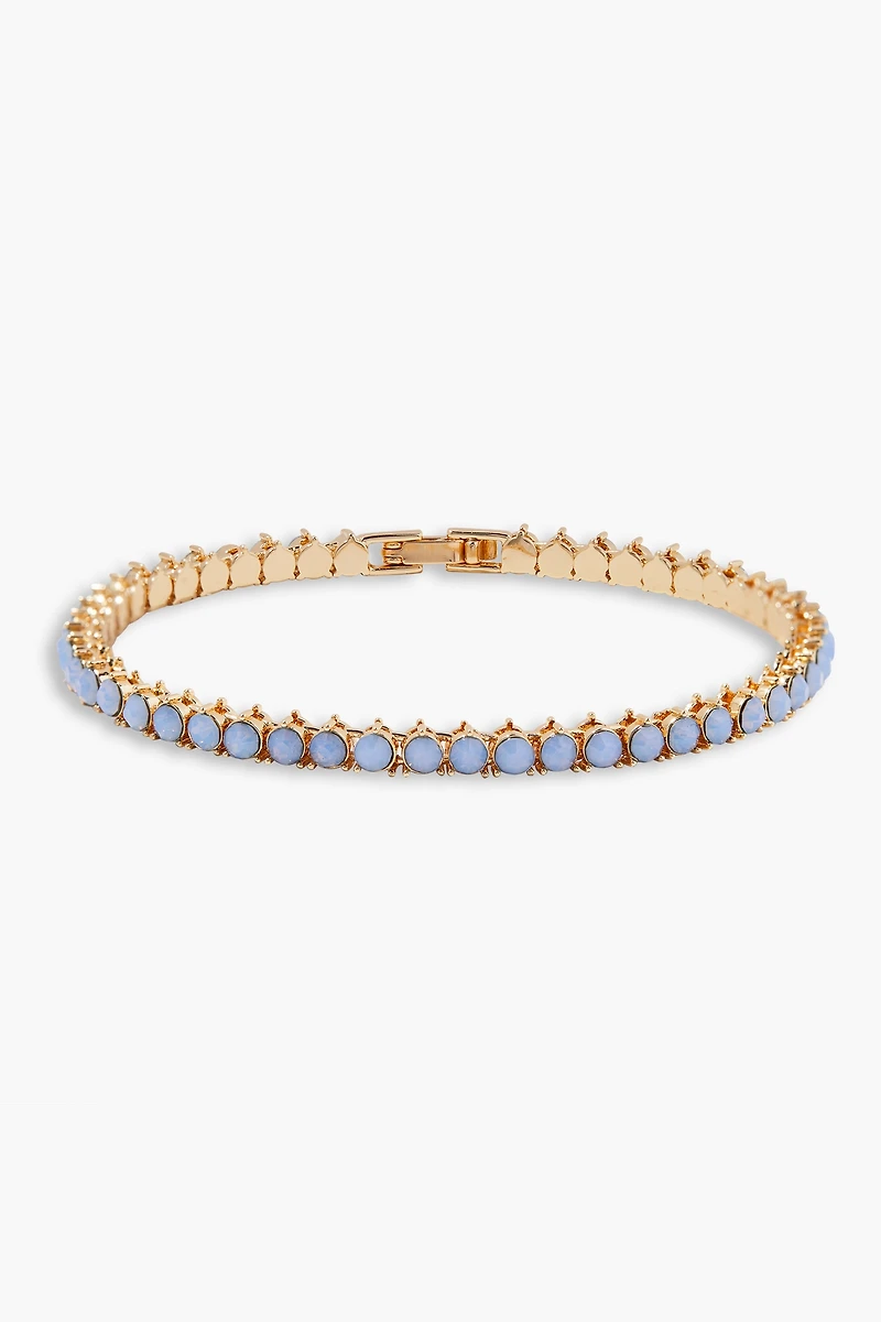Brook & York Blue Opal Tennis Bracelet