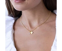 Brook & York Custom Mini Initial Birthstone Necklace