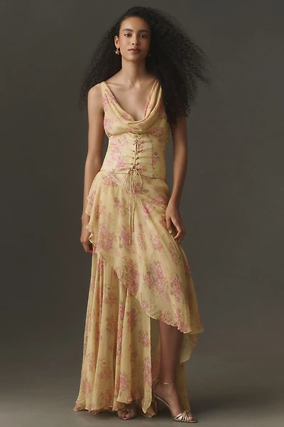 BHLDN Corset Slip Maxi Dress