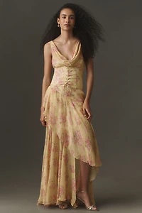BHLDN Corset Slip Maxi Dress