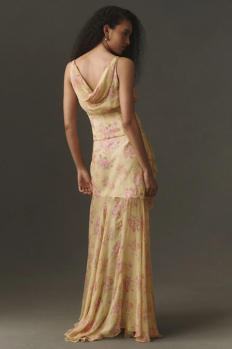 BHLDN Corset Slip Maxi Dress