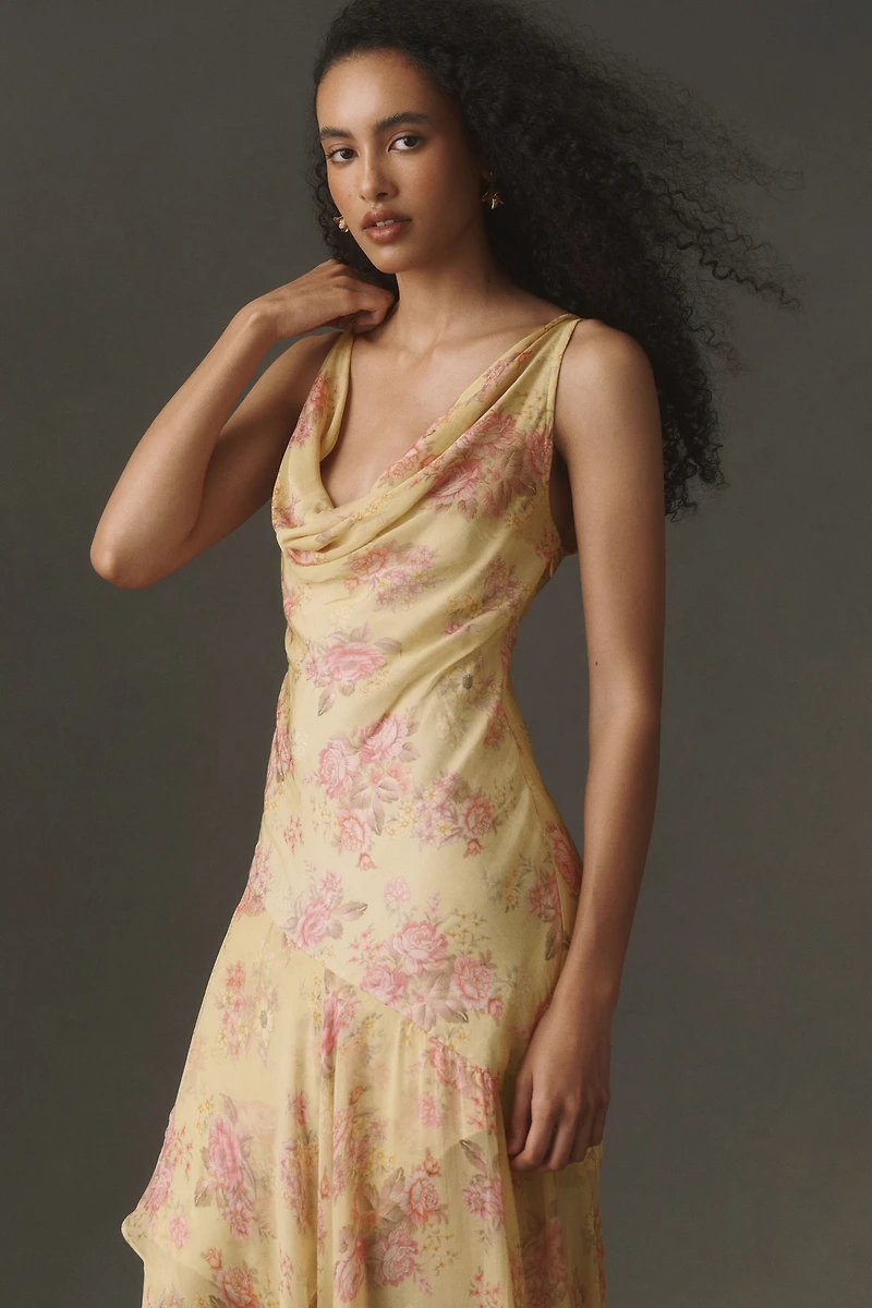 BHLDN Corset Slip Maxi Dress