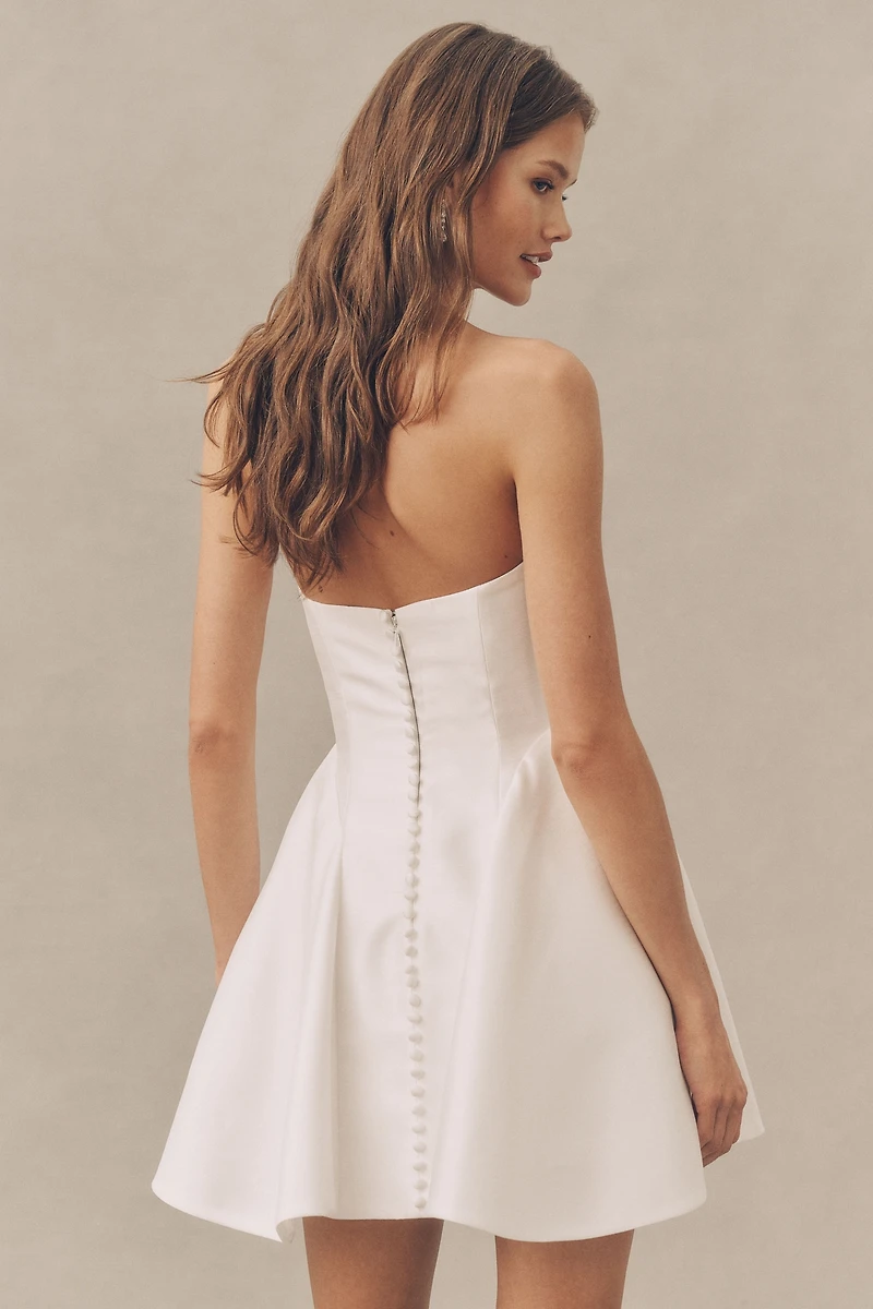 Jenny Yoo Micah Strapless Fit & Flare Mini Dress