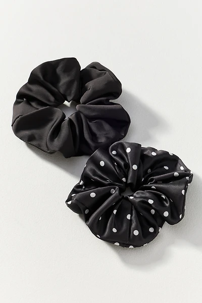 Natasha Polka Dot Scrunchies, Set of 2