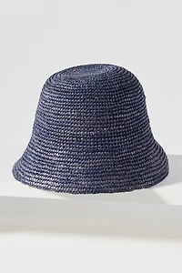Nikki Beach Aubree Raffia Bucket Hat
