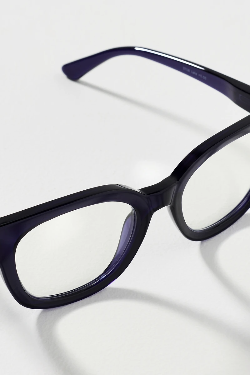 Peepers Lala Oversized Square Blue Light Readers