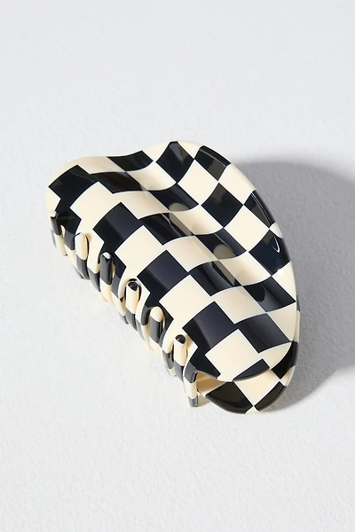CHUNKS Checkered Claw Clip