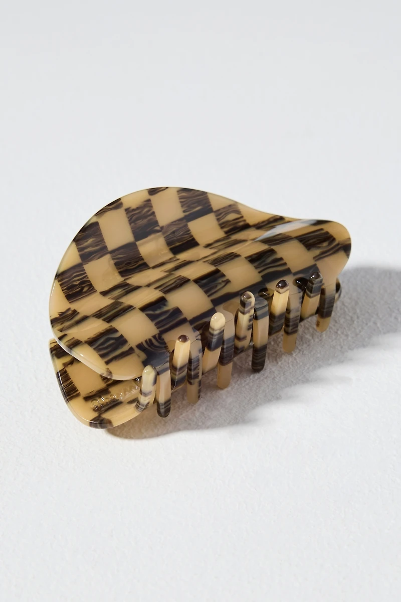 CHUNKS Checkered Claw Clip