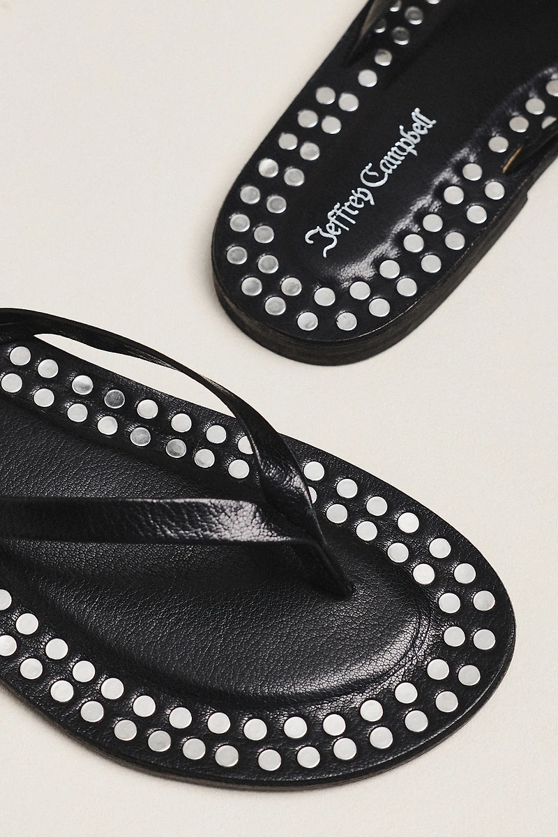 Jeffrey Campbell Katrina Studded Flip Flops