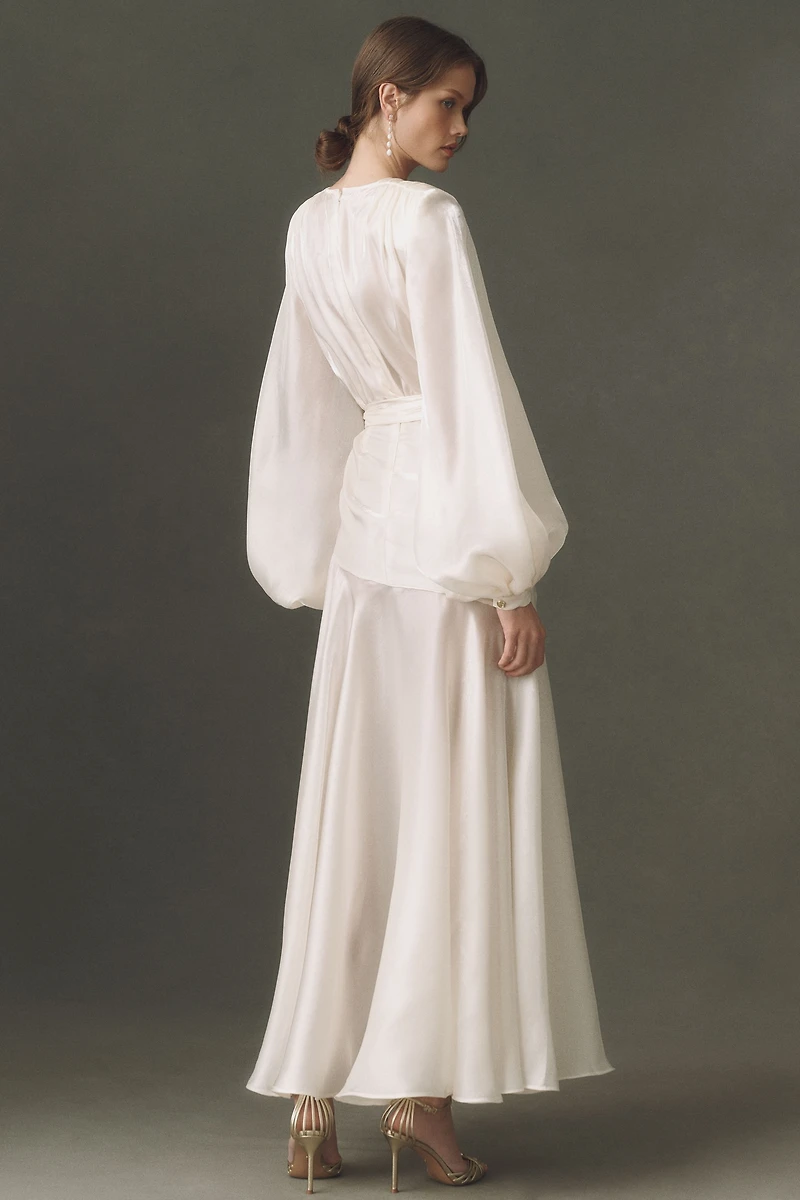Bronx and Banco Carmen Organza Maxi Dress