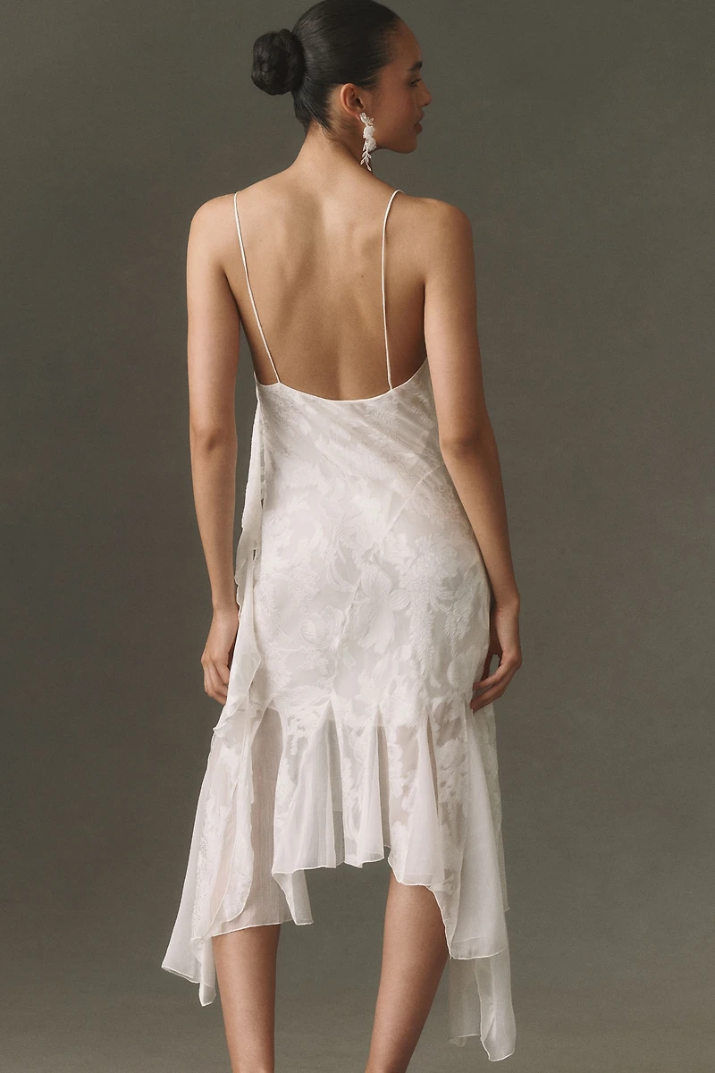 Ronny Kobo Jacquard Midi Dress