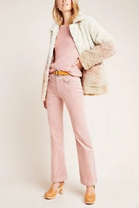 Ombré Faux-Fur Coat