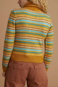 Maeve Fair Isle Turtleneck Sweater