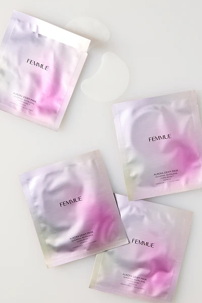 Femmue Aurora Dewy De-Puffing & Revitalizing Eye Masks, Set of 4
