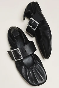 ALOHAS Sarea Leather Ballet Flats