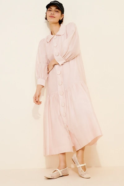 SWGT Collared Button Front Dress