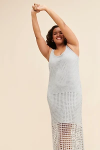 Eloquii Metallic Sweater Dress