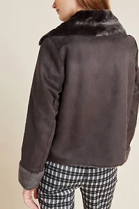 Ruby + Ed Evita Faux-Fur Aviator Jacket