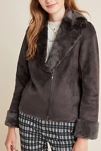 Ruby + Ed Evita Faux-Fur Aviator Jacket