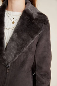 Ruby + Ed Evita Faux-Fur Aviator Jacket